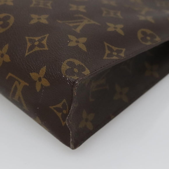 LOUIS VUITTON Monogram Poche Toilette 26 Pouch M47542 LV Auth 139481