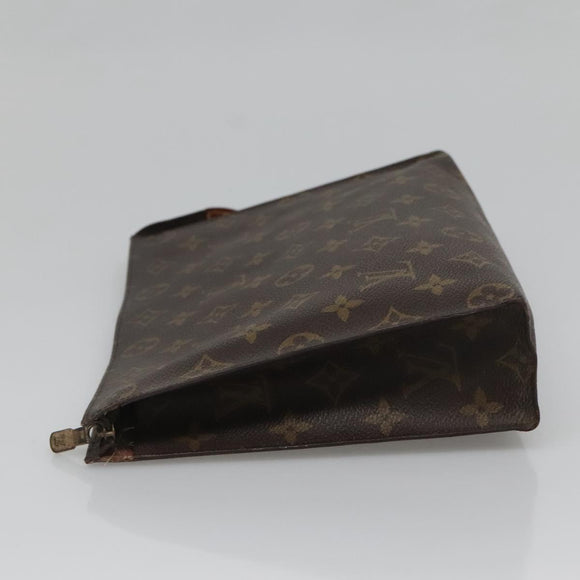 LOUIS VUITTON Monogram Poche Toilette 26 Pouch M47542 LV Auth 139481