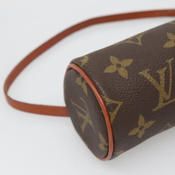 LOUIS VUITTON Monogram Papillon Pouch LV Auth 139483
