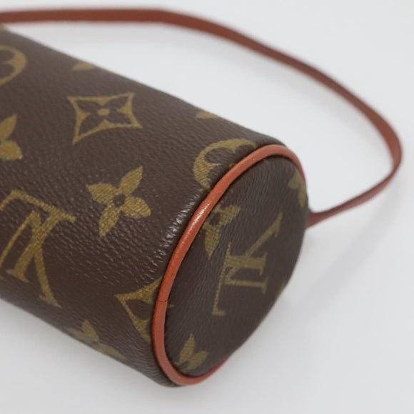LOUIS VUITTON Monogram Papillon Pouch LV Auth 139483