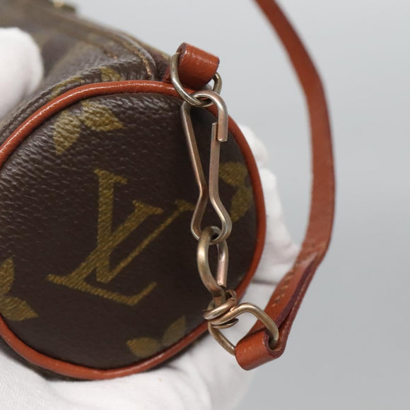 LOUIS VUITTON Monogram Papillon Pouch LV Auth 139483