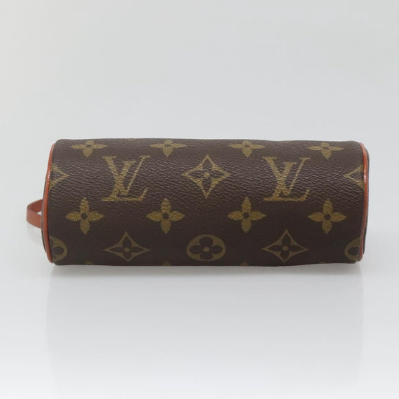 LOUIS VUITTON Monogram Papillon Pouch LV Auth 139483