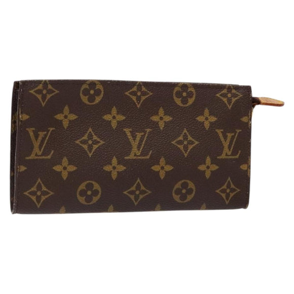 LOUIS VUITTON Monogram Bucket GM Accessory Pouch LV Auth 139485