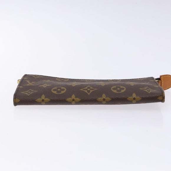 LOUIS VUITTON Monogram Bucket GM Accessory Pouch LV Auth 139485