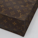 LOUIS VUITTON Monogram Sac Plat Hand Bag M51140 LV Auth 139486-10