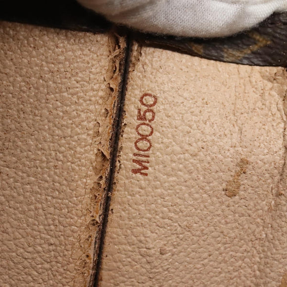 LOUIS VUITTON Monogram Sac Plat Hand Bag M51140 LV Auth 139486