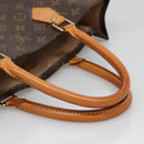 LOUIS VUITTON Monogram Sac Plat Hand Bag M51140 LV Auth 139486-7