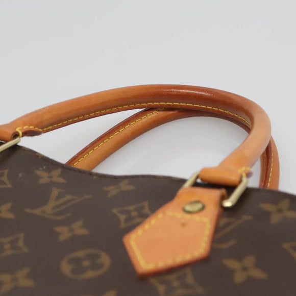 LOUIS VUITTON Monogram Sac Plat Hand Bag M51140 LV Auth 139486