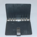 LOUIS VUITTON Monogram Mat Agenda MM Day Planner Cover Gray R20925 Auth 139494-13