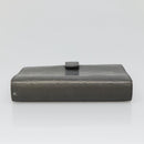 LOUIS VUITTON Monogram Mat Agenda MM Day Planner Cover Gray R20925 Auth 139494-5