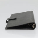 LOUIS VUITTON Monogram Mat Agenda MM Day Planner Cover Gray R20925 Auth 139494-6