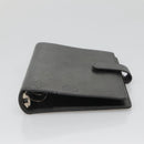 LOUIS VUITTON Monogram Mat Agenda MM Day Planner Cover Gray R20925 Auth 139494-7