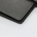 LOUIS VUITTON Monogram Mat Agenda MM Day Planner Cover Gray R20925 Auth 139494-8