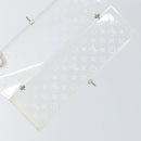 LOUIS VUITTON Monogram Clear Box Jewelry Box plastic Clear LV Auth 139495-11