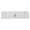 LOUIS VUITTON Monogram Clear Box Jewelry Box plastic Clear LV Auth 139495-13