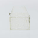 LOUIS VUITTON Monogram Clear Box Jewelry Box plastic Clear LV Auth 139495-3