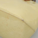 LOUIS VUITTON Monogram Vernis Reade PM Hand Bag Perle M91336 LV Auth 139501-14