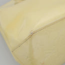 LOUIS VUITTON Monogram Vernis Reade PM Hand Bag Perle M91336 LV Auth 139501-15