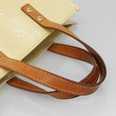 LOUIS VUITTON Monogram Vernis Reade PM Hand Bag Perle M91336 LV Auth 139501-7