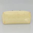 LOUIS VUITTON Monogram Vernis Reade PM Hand Bag Perle M91336 LV Auth 139501-5