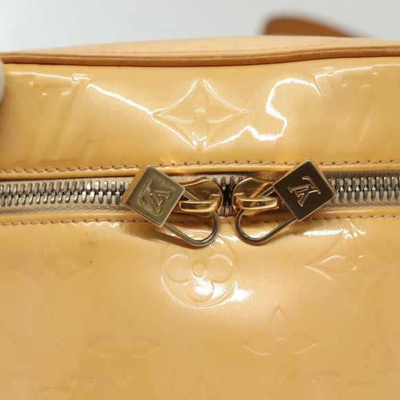 LOUIS VUITTON Vernis Sullivan Vertical Bag Marshmallow Pink M91298 Auth 139503