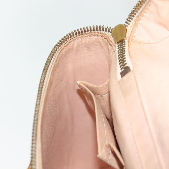 LOUIS VUITTON Vernis Sullivan Vertical Bag Marshmallow Pink M91298 Auth 139503