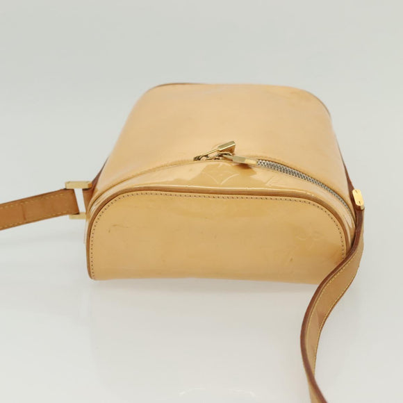 LOUIS VUITTON Vernis Sullivan Vertical Bag Marshmallow Pink M91298 Auth 139503