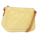 LOUIS VUITTON Monogram Vernis Minna Street Shoulder Bag Perle M91509 Auth 139504-1