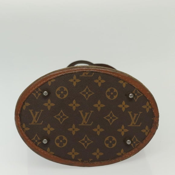 LOUIS VUITTON Monogram Bucket PM Shoulder Bag USA limited M42238 LV Auth 139506