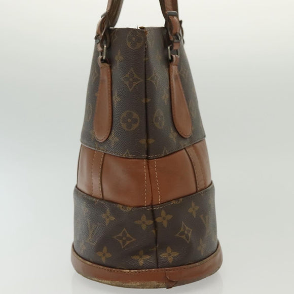 LOUIS VUITTON Monogram Bucket PM Shoulder Bag USA limited M42238 LV Auth 139506