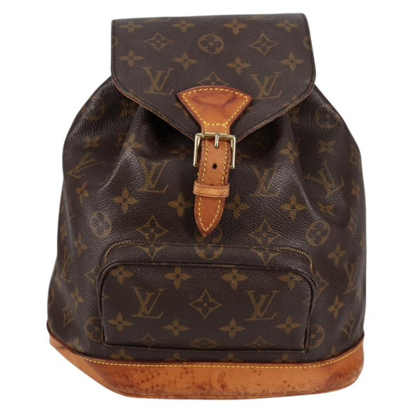 LOUIS VUITTON Monogram Montsouris MM Backpack M51136 LV Auth 139512