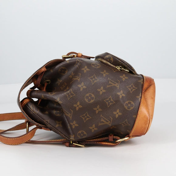 LOUIS VUITTON Monogram Montsouris MM Backpack M51136 LV Auth 139512