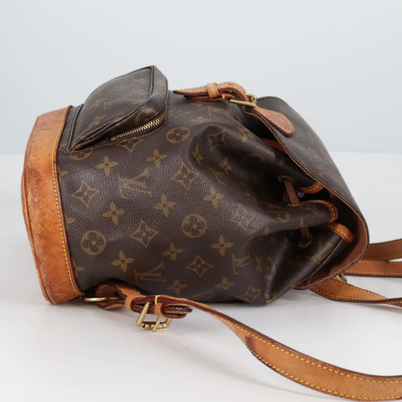 LOUIS VUITTON Monogram Montsouris MM Backpack M51136 LV Auth 139512