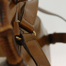 GUCCI Bamboo Backpack Patent leather Outlet Gold 003 1705 0030 Auth 139519-10