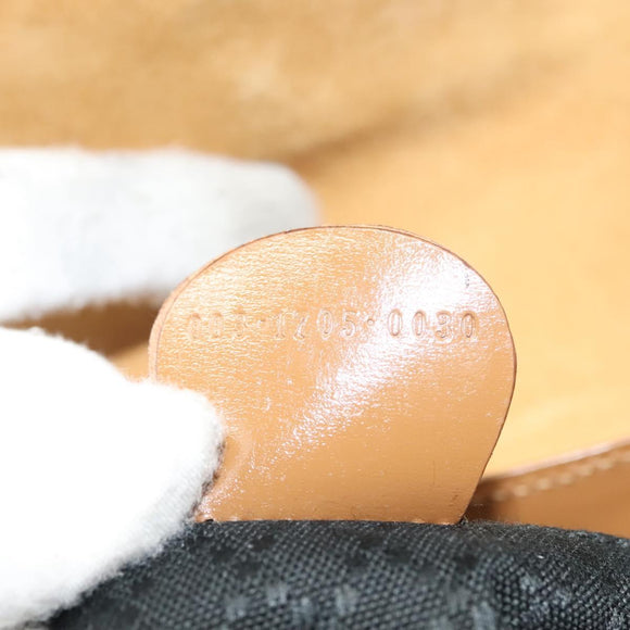 GUCCI Bamboo Backpack Patent leather Outlet Gold 003 1705 0030 Auth 139519