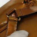 GUCCI Bamboo Backpack Patent leather Outlet Gold 003 1705 0030 Auth 139519-9