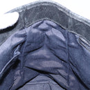 Salvatore Ferragamo Gancini Tote Bag Canvas Blue Gold Auth 139532-18