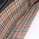 Burberrys Nova Check Tote Bag Leather Beige Black Auth 139536-20