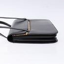 Burberrys Nova Check Tote Bag Leather Beige Black Auth 139536-4