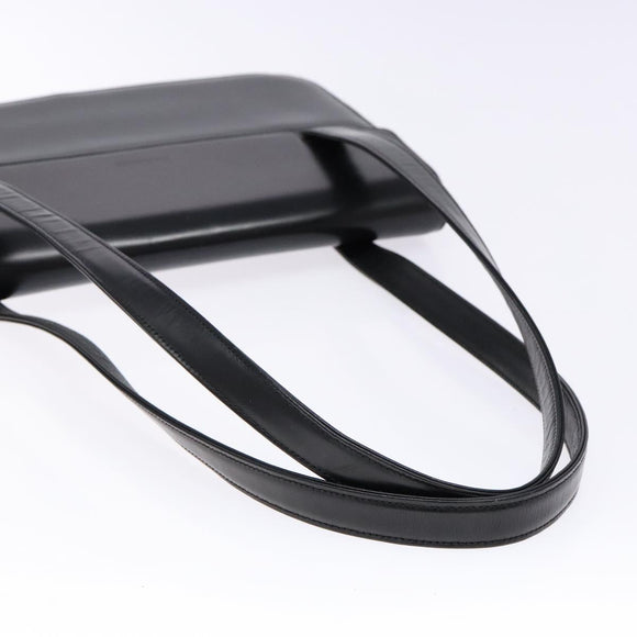 Burberrys Nova Check Tote Bag Leather Beige Black Auth 139536