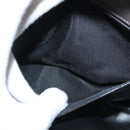 BALLY Chain Shoulder Bag Leather Gray Gold Auth 139538-21