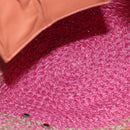 BALENCIAGA Vanier Tote Bag Raffia Pink 286370 Auth 139539-11