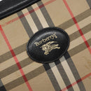 Burberrys Nova Check Shoulder Bag Canvas Beige Gold Auth 139542-18