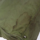 PRADA Hand Bag Nylon Green Silver Auth 139545-9