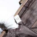 PRADA Hand Bag Nylon Green Silver Auth 139545-12