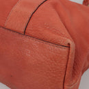 GUCCI Bamboo Tote Bag Leather Red Silver 232947 Auth 139547-14