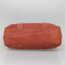 GUCCI Bamboo Tote Bag Leather Red Silver 232947 Auth 139547-5