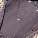 GUCCI GG Crystal Tote Bag Coated Canvas Beige Gold 207291 Auth 139548-11