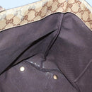 GUCCI GG Crystal Tote Bag Coated Canvas Beige Gold 207291 Auth 139548-21