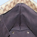 GUCCI GG Crystal Tote Bag Coated Canvas Beige Gold 207291 Auth 139548-22